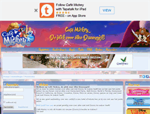 Tablet Screenshot of cafemickey.com